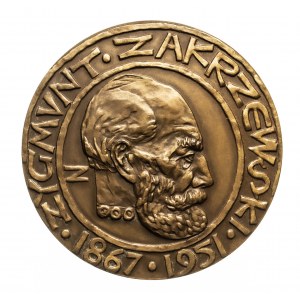 Poľsko, Ľudová republika (1952-1989), medaila, Zygmunt Zakrzewski 1968, PTA Varšava.