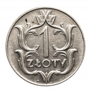 Poľsko, Druhá republika (1918-1939), 1 zlotý 1929, Varšava.