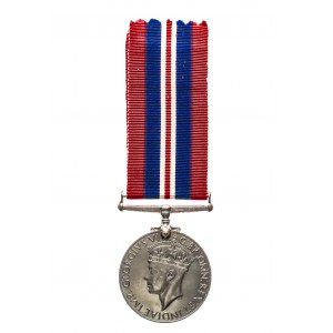 Spojené kráľovstvo, pamätná medaila z druhej svetovej vojny 1939 - 1945.