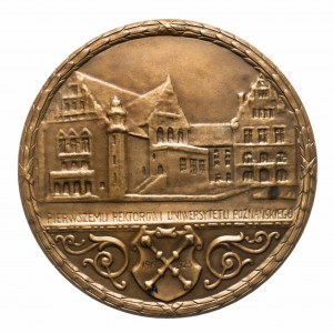Polska, II Rzeczpospolita Polska (1918-1939), medal Heliodor Święcicki, Uniwersytet Poznański 1923 r.