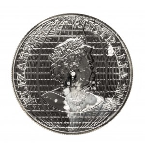 Australien, $1 2021, Unze reines Silber.