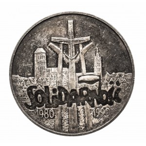 Polen, Republik Polen seit 1989, 100000 Zloty 1990, Solidarity Typ A.