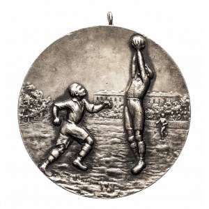Polska, II Rzeczpospolita Polska (1918-1939), medal sportowy Warta Poznań 1928.