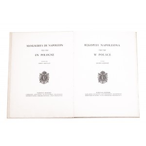 ASKENAZY Szymon, Die Manuskripte Napoleons 1793-1795 in Polen, Warschau 1929