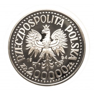 Polska, Rzeczpospolita od 1989 roku, 200000 złotych 1994, Monte Cassino.