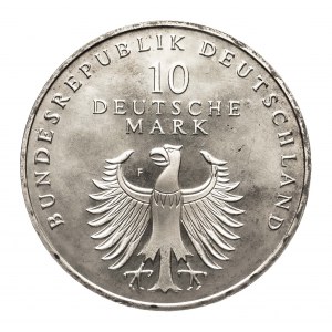 Deutschland, 10 Mark 1998 F, 50 Jahre Deutsche Mark, Stuttgart.