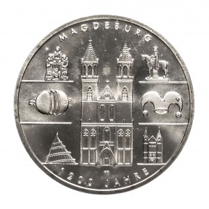 Germany, 10 Euro 2005 A, 1200 Years of Magdeburg, Berlin.