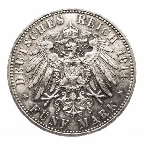 Niemcy, Cesarstwo Niemieckie, Prusy, 5 marki 1914 A, Berlin