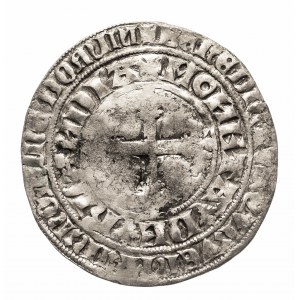 Niderlandy, Holandia - Wilhelm V bawarski (1354-1389), podwójny grosz bez daty.