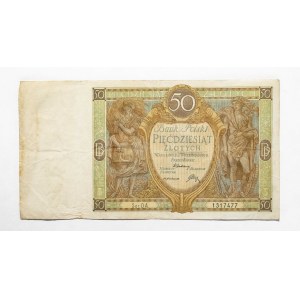 Poľsko, II Rzeczpospolita (1919 - 1939), 50 ZŁOTYCH, 1.9.1929, séria DA.