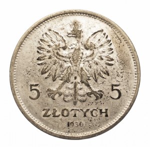 Polska, II Rzeczpospolita (1918-1939), 5 złotych 1930, Nike, Warszawa