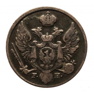 Królestwo Polskie, Mikołaj I (1826-1855), 3 grosze polskie 1828 F.H., Warszawa.
