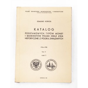 Edmund Kopicki, Katalóg mincí a bankoviek 1979, zv. V, časť 2, 1916-1978