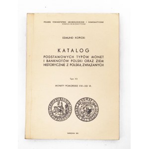 Edmund Kopicki, Katalog monet i banknotów 1981, tom VII, Monety Pomorskie XVI-XIX w.