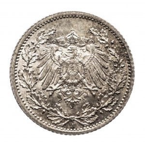 Deutschland, Deutsches Reich (1871-1918), 1/2 Mark 1913 A, Berlin