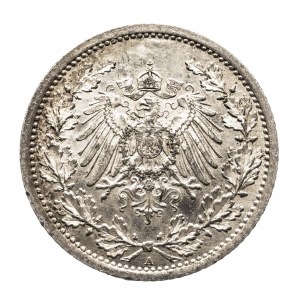 Deutschland, Deutsches Reich (1871-1918), 1/2 Mark 1914 A, Berlin