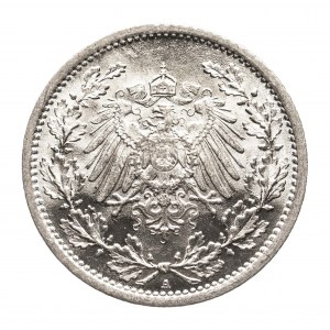 Nemecko, Nemecké cisárstvo (1871-1918), 1/2 značky 1915 A, Berlín