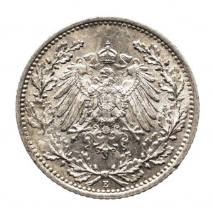 Deutschland, Deutsches Reich (1871-1918), 1/2 Mark 1915 E, Muldenhutten