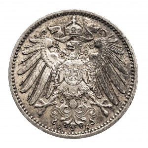 Deutschland, Deutsches Reich (1871-1918), 1 Mark 1907 E, Muldenhütten