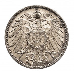 Deutschland, Deutsches Reich (1871-1918), 1 Mark 1908 F, Stuttgart