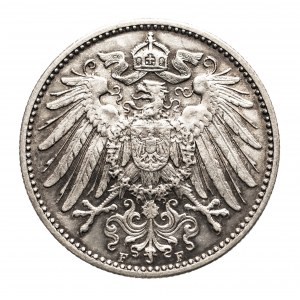 Niemcy, Cesarstwo Niemieckie (1871-1918), 1 marka 1914 F, Stuttgart