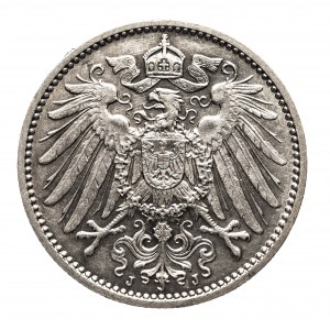 Niemcy, Cesarstwo Niemieckie (1871-1918), 1 marka 1914 J, Hamburg