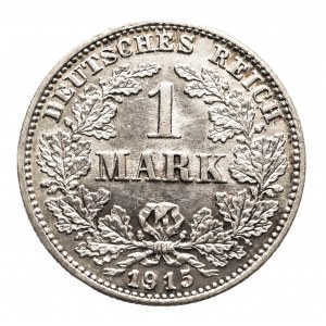 Niemcy, Cesarstwo Niemieckie (1871-1918), 1 marka 1915 G, Karlsruhe