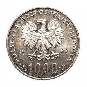 Polska, PRL (1944-1989), 1000 złotych 1983, Jan Paweł II