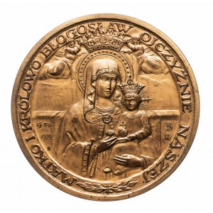 Polska, II Rzeczpospolita (1918-1939), medal Gostyń, Pamiątka Koronacji Obrazu 1928 w oryginalnym etui