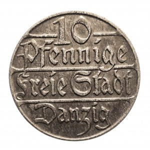 Freie Stadt Danzig (1920-1939), 10 fenig 1923, Berlin