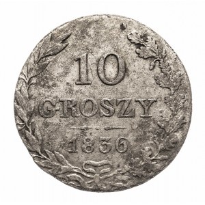 Zabór Rosyjski, Mikołaj I (1825-1855), 10 groszy 1836, Warszawa