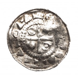 Niemcy, Saksonia, XI wiek, denar krzyżowy