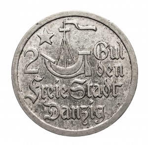 Freie Stadt Danzig (1920-1939), 2 Gulden 1923, Koga, Utrecht