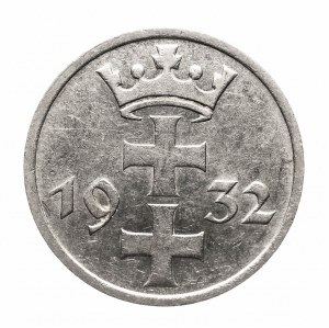 Wolne Miasto Gdańsk (1920-1939), 1 gulden 1932, nikiel, Berlin