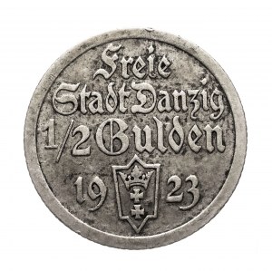 Freie Stadt Danzig (1920-1939), 1/2 Gulden 1923, Koga, Ultrecht (1)