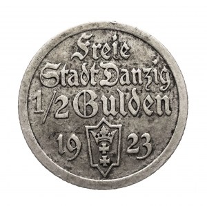 Wolne Miasto Gdańsk (1920-1939), 1/2 guldena 1923, Koga, Ultrecht (1)