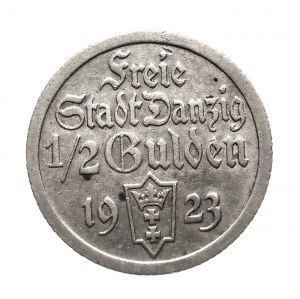 Freie Stadt Danzig (1920-1939), 1/2 Gulden 1923, Koga, Ultrecht (2)