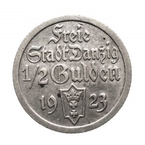 Free City of Danzig (1920-1939), 1/2 guilder 1923, Koga, Ultrecht (2)