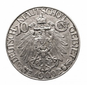 Německo, německé kolonie, Kiautschou 1909, (Jiaozhou), 10 centů 1909