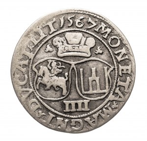 Polonia, Sigismondo II Augusto (1545-1572), quadrilatero 1567, 