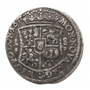 Pologne, Jan III Sobieski (1674-1696), ort 1677 SB, Bydgoszcz