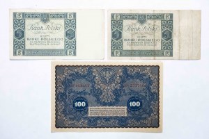 Pologne, Deuxième République polonaise (1918-1939), série de trois billets