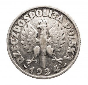 Pologne, Deuxième République polonaise (1918-1939), 2 zlotys 1924, Paris