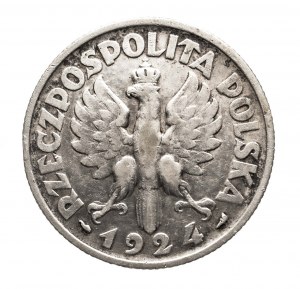 Poland, Second Republic (1918-1939), 2 zloty 1924, Paris