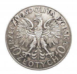 Poland, Second Republic (1918-1939), 10 zloty 1933, Romuald Traugutt, Warsaw