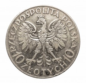 Polsko, Druhá republika (1918-1939), 10 zlotých 1933, Sobieski, Varšava (2)
