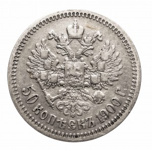 Russia, Nicola II (1894-1917), 50 copechi 1900 (ФЗ), San Pietroburgo