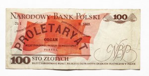 Polonia, PRL (1944-1989), 100 ZŁOTYCH 17.05.1975, serie AA