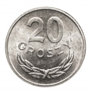 Poland, People's Republic of Poland (1944-1989), 20 groszy 1973, without mint mark