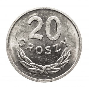 Pologne, République populaire de Pologne (1944-1989), 20 groszy 1976